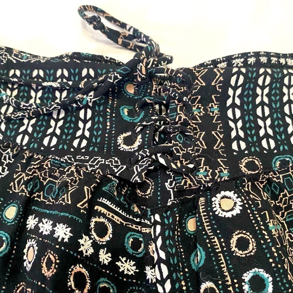 Wild Pearl Casual Boho  Print Pull On Shorts Size Medium